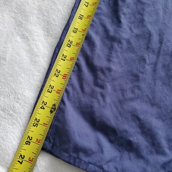 Uniqlo Women's Jumpsuit Large Blue Linen with Cotton Polyester Viscose Jumpsuit - Picture 3 of 10